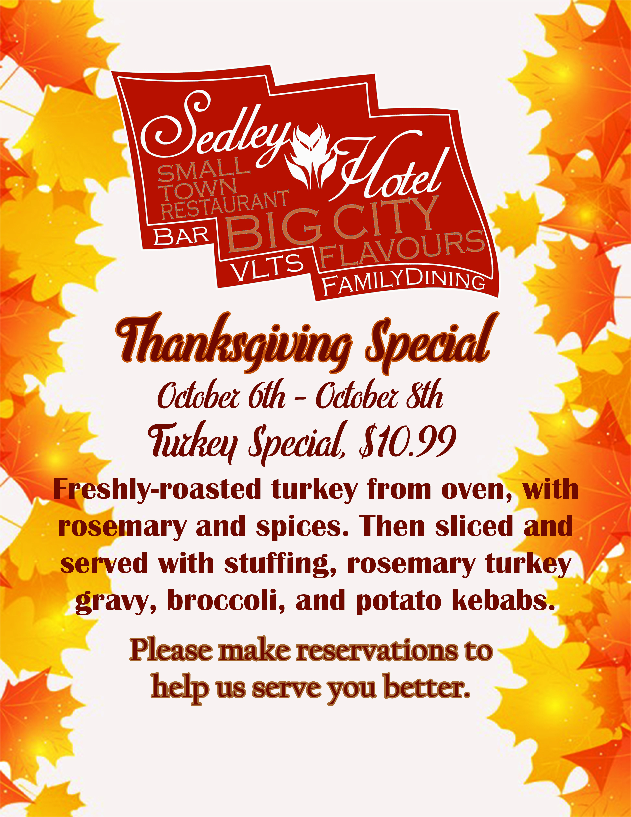 Thanksgiving Special 2018
